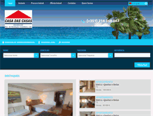 Tablet Screenshot of casadascasas.com